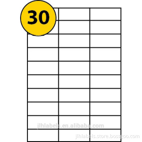 AVERY DPS30 compatible self-adhesive labels x30 labels per sheet